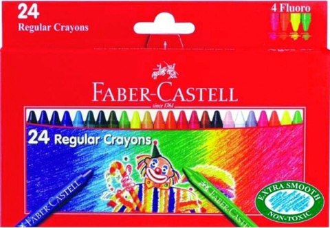 Kredki świecowe Faber Castell 24 (FC120057)