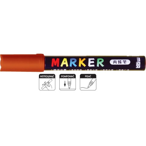 Marker permanentny M&G akrylowy 1-2mm (MG APL413-72) Marker permanentny M&G akrylowy 1-2mm (MG APL413-72)