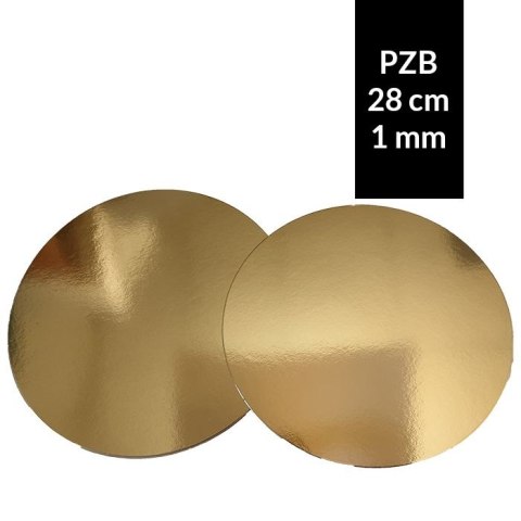 Podkład pod tort Paw dwustronny złoto-biały 10 szt. (PZB-28) Podkład pod tort Paw dwustronny złoto-biały 10 szt. (PZB-28)