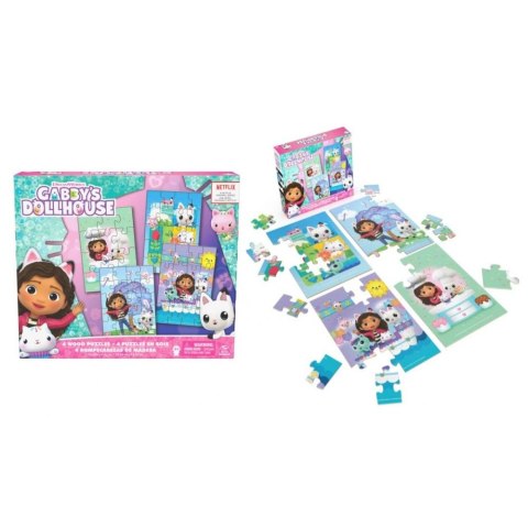 Puzzle Koci Domek Gabi 4 pack Spin Master (6067990) Puzzle Koci Domek Gabi 4 pack Spin Master (6067990)
