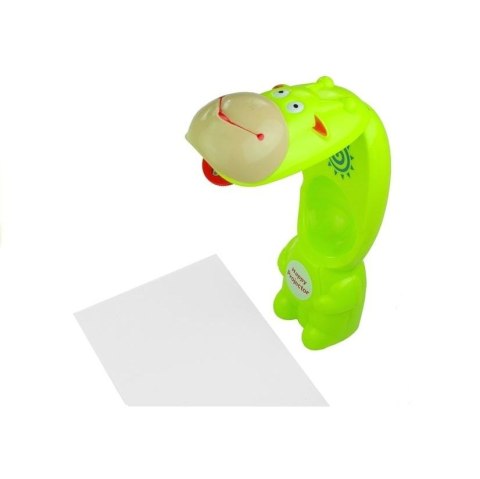 Zestaw kreatywny dla dzieci Rzutnik Projektor Żyrafa + Zeszyt + Pisaki Wodne Lean (715)