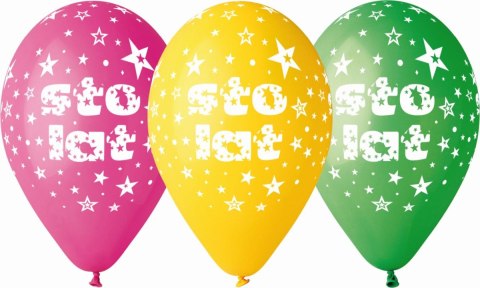 Balon foliowy Godan Premium hel Sto Lat (PG01) Balon foliowy Godan Premium hel Sto Lat (PG01)