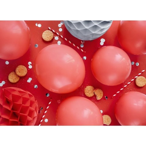 Balon gumowy Partydeco pastelowe czerwony 260mm (ECO26P-007-10) Balon gumowy Partydeco pastelowe czerwony 260mm (ECO26P-007-10)