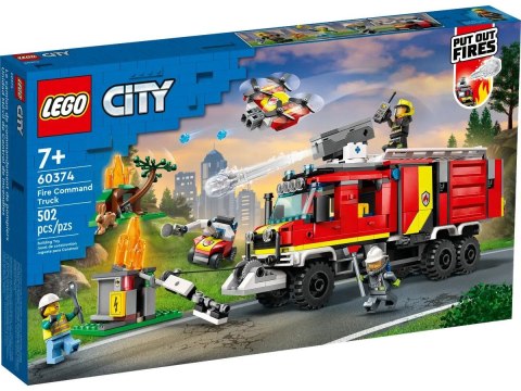 Klocki konstrukcyjne Lego City Terenowy pojazd straży pożarnej (60374)