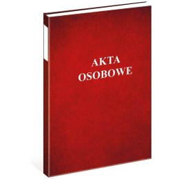 Teczka do akt osobowych A4 czerwone karton (TEAKOSO1N)