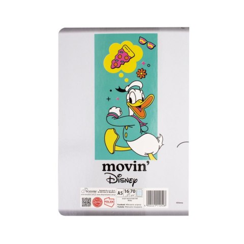 Zeszyt Beniamin Mickey Mouse A5 16k. krata (2528) Zeszyt Beniamin Mickey Mouse A5 16k. krata (2528)