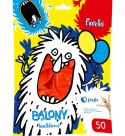 Balon gumowy Fiorello metaliczny czerwony 12cal (170-2634)