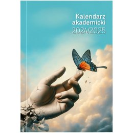 Kalendarz nauczyciela książkowy (terminarz) A5TA071B Wydawnictwo Wokół Nas 2024/2025 a5 DŁOŃ A5 (PCV BEZBARWNY)