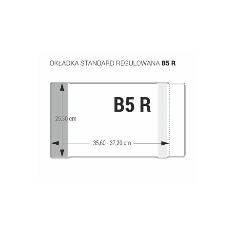 Okładka B5R B5 [mm:] 253x356-372 Biurfol (OZK-45)