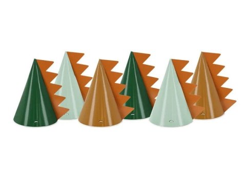 Czapka party Partydeco Dinozaury, 14 cm mix papier (CPP30) Czapka party Partydeco Dinozaury, 14 cm mix papier (CPP30)