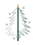 Ołówek Faber Castell Sparkle Pearly Ciemnozielony (Forest Greeen) B (118239 FC)