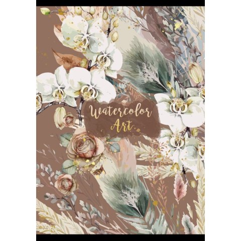 Zeszyt Unipap watercolor art A5 60k. 70g krata Zeszyt Unipap watercolor art A5 60k. 70g krata