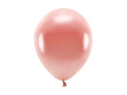 Balon gumowy Partydeco metalizowane, różowe złoto różowy 260mm (ECO26M-019R-10)