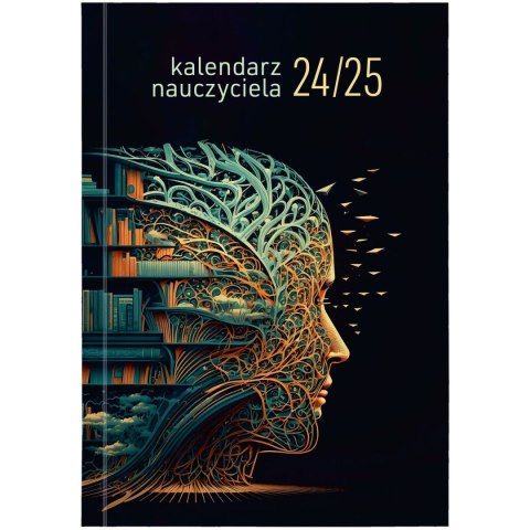 Kalendarz nauczyciela książkowy (terminarz) B5TN060B- Wydawnictwo Wokół Nas 2024/2025 B5 PCV bezbarwny B5 (modern)