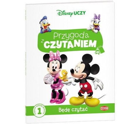 Książeczka edukacyjna Ameet Disney Uczy. Przygoda z Czytaniem. Będę czytać (PCG 9304)