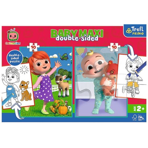 Puzzle Trefl Cocomelon Baby MAXI 2x10 (43008) Puzzle Trefl Cocomelon Baby MAXI 2x10 (43008)