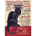 Puzzle Trefl Drewniane Czarny Kot - Théophile Alexandre Steinlen_ (20254)