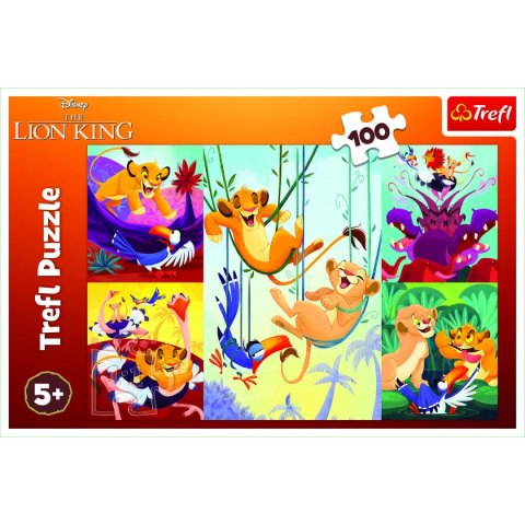 Puzzle Trefl Dzielny Król Lew 100 el. (16478) Puzzle Trefl Dzielny Król Lew 100 el. (16478)