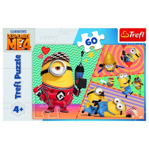 Puzzle Trefl Happy Minions 60 el. (17395) Puzzle Trefl Happy Minions 60 el. (17395)