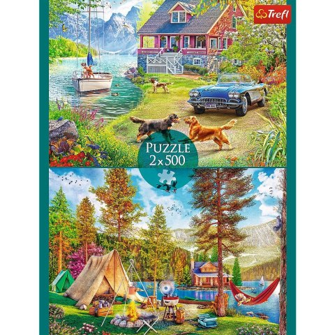 Puzzle Trefl Letni relaks 2x500 el. (37497) Puzzle Trefl Letni relaks 2x500 el. (37497)