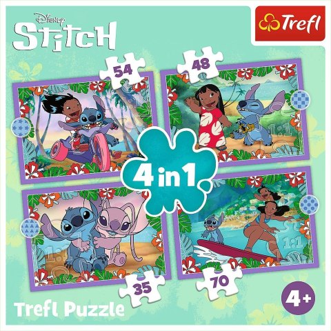 Puzzle Trefl Lilo&stitch 4w1 el. (34633) Puzzle Trefl Lilo&stitch 4w1 el. (34633)