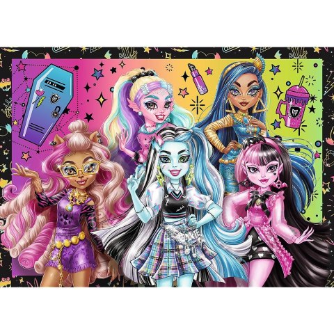 Puzzle Trefl Planeta Milo Elekryzujący dzień Monster High 4w1 el. (34655) Puzzle Trefl Planeta Milo Elekryzujący dzień Monster High 4w1 el. (34655)