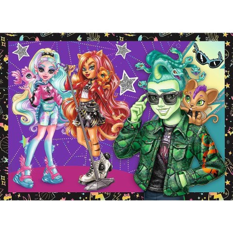 Puzzle Trefl Planeta Milo Elekryzujący dzień Monster High 4w1 el. (34655) Puzzle Trefl Planeta Milo Elekryzujący dzień Monster High 4w1 el. (34655)