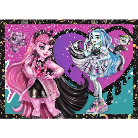 Puzzle Trefl Planeta Milo Elekryzujący dzień Monster High 4w1 el. (34655) Puzzle Trefl Planeta Milo Elekryzujący dzień Monster High 4w1 el. (34655)