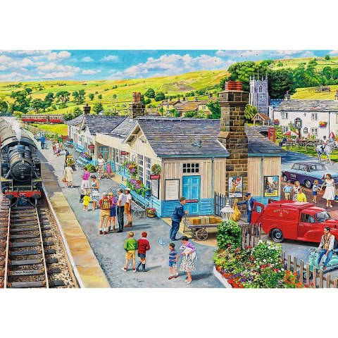 Puzzle Trefl Premium Plus Dworzec kolejowy 1000 el. (10810) Puzzle Trefl Premium Plus Dworzec kolejowy 1000 el. (10810)