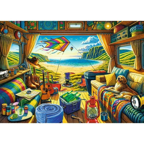 Puzzle Trefl Premium Plus Kamperem w podróży 1000 el. (10851) Puzzle Trefl Premium Plus Kamperem w podróży 1000 el. (10851)