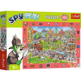 Puzzle Trefl Rodzina Treflików Spy Guy - Miasto (15590)