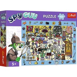 Puzzle Trefl Rodzina Treflików Spy Guy - Muzeum 100 el. (15595)