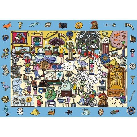 Puzzle Trefl Rodzina Treflików Spy Guy - Muzeum 100 el. (15595) Puzzle Trefl Rodzina Treflików Spy Guy - Muzeum 100 el. (15595)