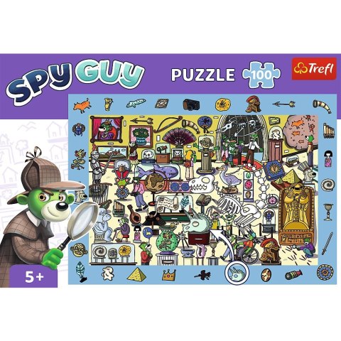 Puzzle Trefl Rodzina Treflików Spy Guy - Muzeum 100 el. (15595) Puzzle Trefl Rodzina Treflików Spy Guy - Muzeum 100 el. (15595)