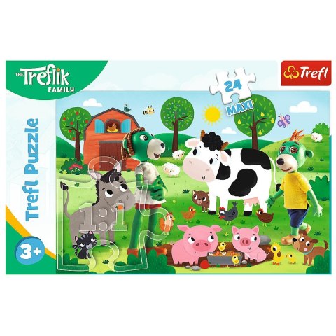 Puzzle Trefl Rodzina Treflików Zimowy czas z Treflikami 24 el. (14360) Puzzle Trefl Rodzina Treflików Zimowy czas z Treflikami 24 el. (14360)
