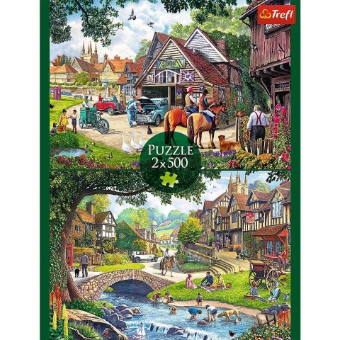 Puzzle Trefl Sielankowe życie 2x500 el. (37494) Puzzle Trefl Sielankowe życie 2x500 el. (37494)