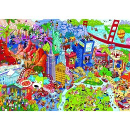 Puzzle Trefl Spy Guy Lost Items: USA (37480)