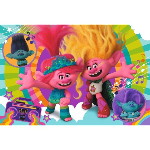 Puzzle Trefl Universal Trolls 3 Wesoły dzień Trolli 24 el. (41017) Puzzle Trefl Universal Trolls 3 Wesoły dzień Trolli 24 el. (41017)
