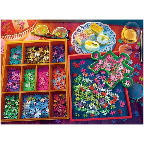 Puzzle Trefl Wieczór z puzzlami 3000 el. (33079) Puzzle Trefl Wieczór z puzzlami 3000 el. (33079)