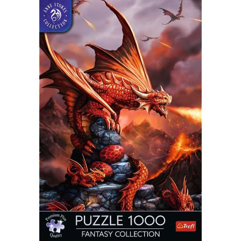 Puzzle Trefl Premium Plus Ognisty Smok 1000 el. (10900) Puzzle Trefl Premium Plus Ognisty Smok 1000 el. (10900)