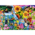 Puzzle Trefl Premium Plus Wiejska sielanka: Śpiewające Ptaki 1000 el. (10848)