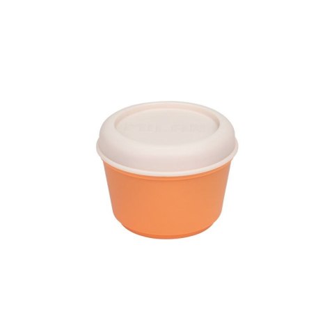 Pojemnik MILAN okrągły na lunch 0,25 l z zakręcaną pokrywką pomarańczowo-beżowy seria SUNSET Pojemnik MILAN okrągły na lunch 0,25 l z zakręcaną pokrywką pomarańczowo-beżowy seria SUNSET