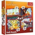 Puzzle Trefl Król Lew 4w1 el. (34653)