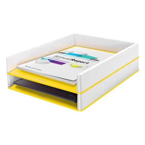 Szuflada na dokumenty Leitz WOW DUAL żółta plastik (53611016) Szuflada na dokumenty Leitz WOW DUAL żółta plastik (53611016)