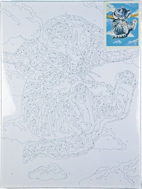 Zestaw kreatywny Flamingo Line Malowanie po numerach 30x40cm Kotek (FC226) Zestaw kreatywny Flamingo Line Malowanie po numerach 30x40cm Kotek (FC226)