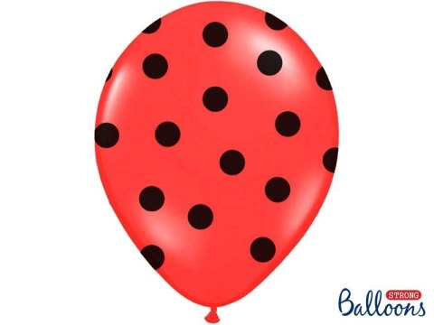 Balon gumowy Poppy Red kropki 50 szt czerwony (SB14P-223-007JB) Balon gumowy Poppy Red kropki 50 szt czerwony (SB14P-223-007JB)