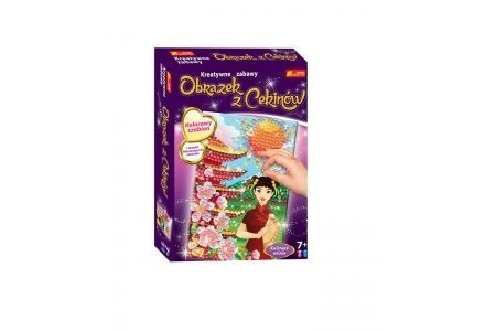 Cekiny Ranok Creative CEKINOWY OBRAZEK KWITNĄCE WIŚNIE mix (21945) Cekiny Ranok Creative CEKINOWY OBRAZEK KWITNĄCE WIŚNIE mix (21945)