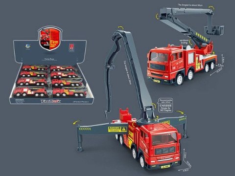 Samochód strażacki Bigtoys 2 wzory (BA0150)