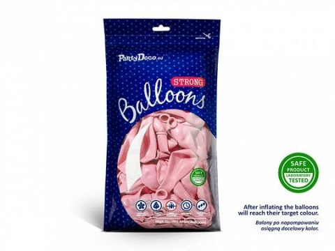 Balon gumowy Strong Baloons Pastel Pale Pink 1op/100sztuk pastelowy 100 szt różowy pastelowy 270mm (SB12P-081B) Balon gumowy Strong Baloons Pastel Pale Pink 1op/100sztuk pastelowy 100 szt różowy pastelowy 270mm (SB12P-081B)