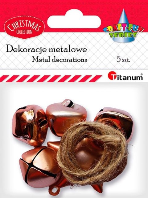 Zestaw dekoracyjny Titanum Craft-Fun Series dzwoneczki (23BR1204-2) Zestaw dekoracyjny Titanum Craft-Fun Series dzwoneczki (23BR1204-2)